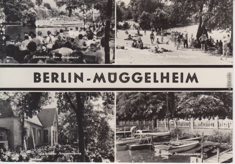 BerlinMüggelheim, 4 Ansichten MüggelheimBerlin AnsichtskartenLexikon