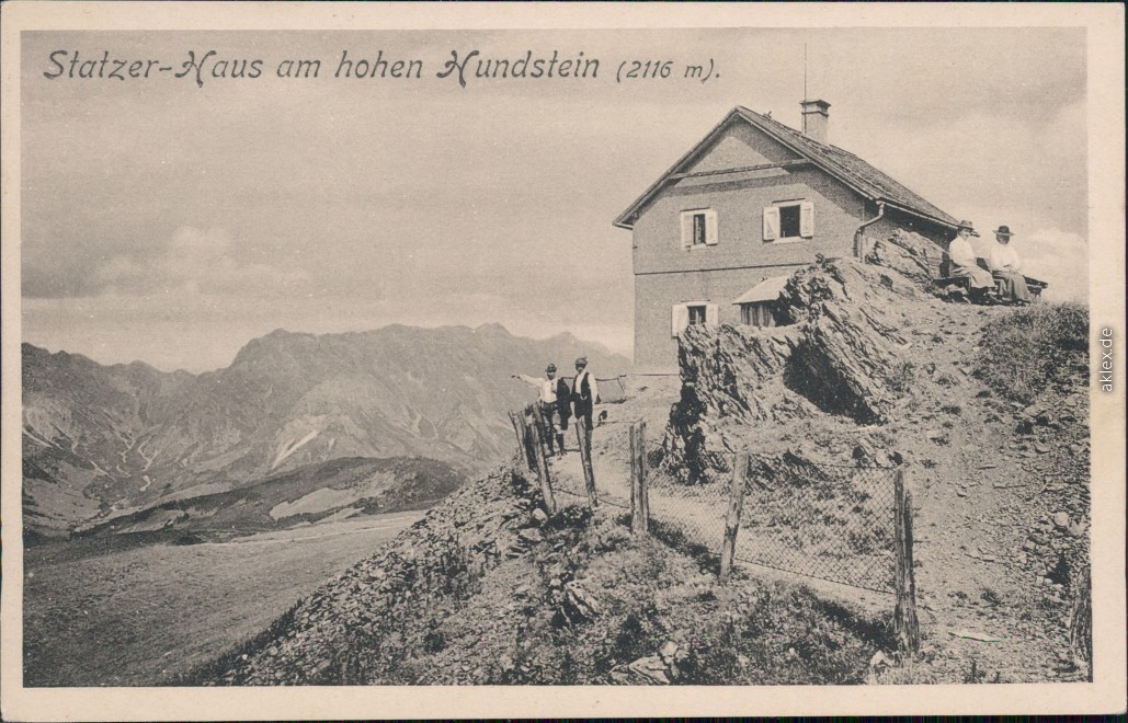 vintage Postcard from 1914: Statzer-Haus am hohen Hundstein:: Zell am See